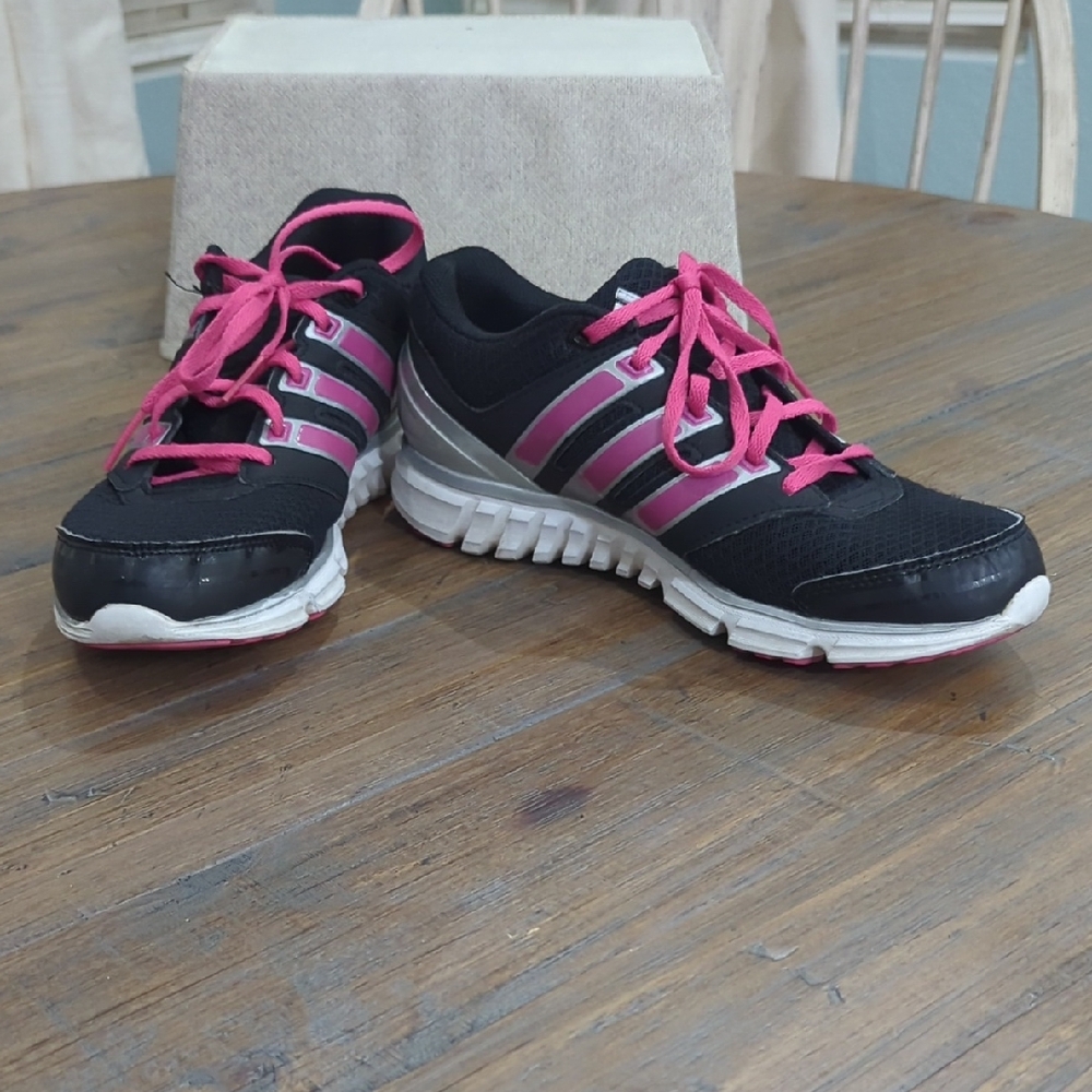 adidas Black and Pink Running Shoes